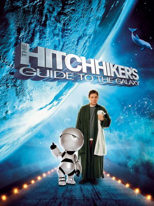 The Hitchhiker S Guide To The Galaxy 2005 Garth Jennings Synopsis   The Hitchhiker's Guide To The Galaxy 3to4 Poster 